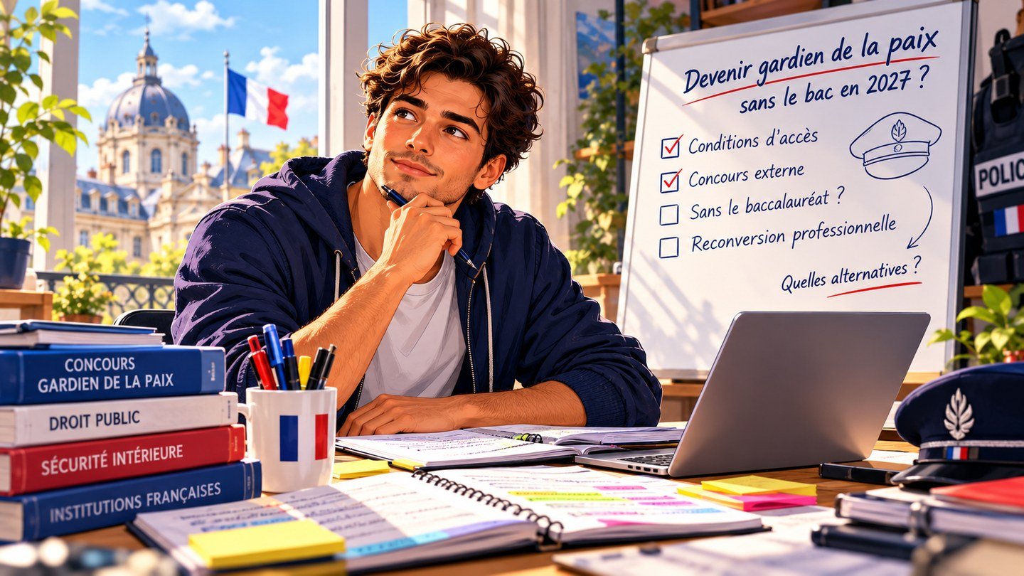 Illustration : Devenir gardien de la paix sans le bac en 2027 : est-ce vraiment possible ?