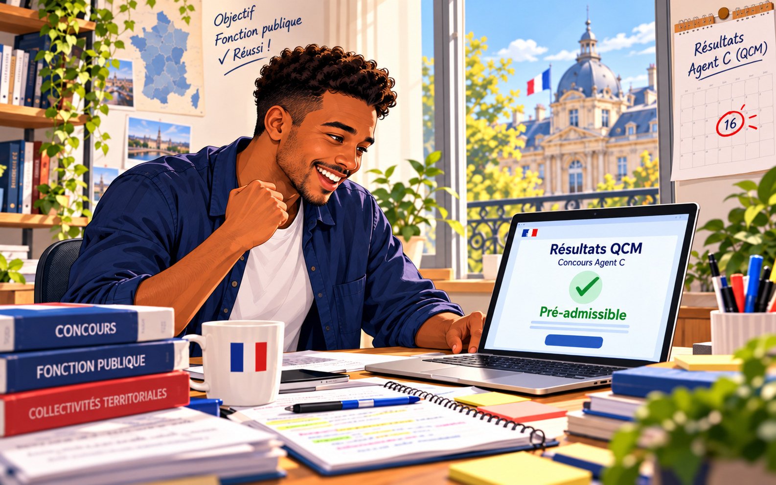 Illustration : Résultats QCM Agent C 2026 : où les consulter et quelle suite ?